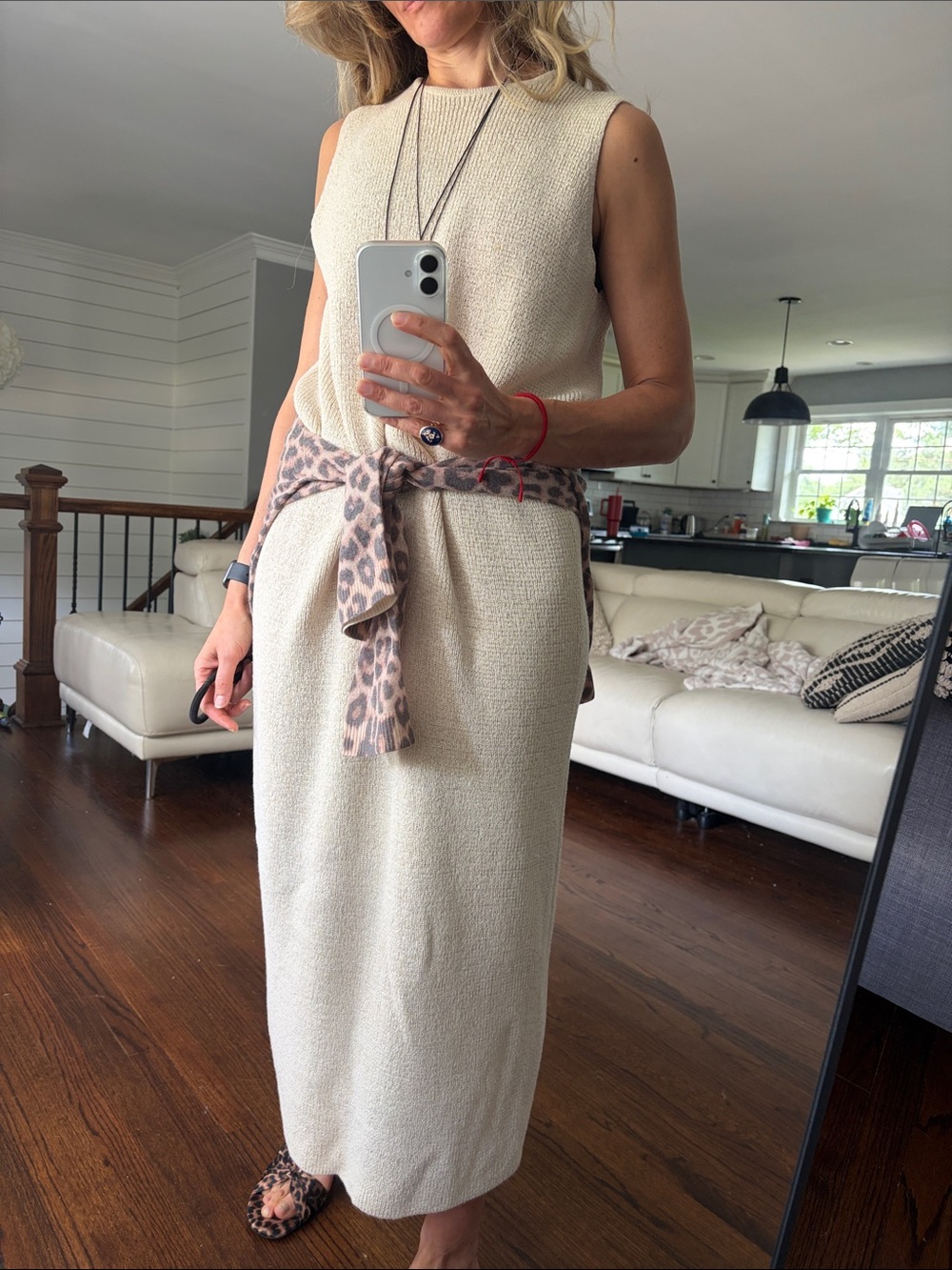 H&M Cream Sleeveless Maxi Dress - Picture 10 of 10